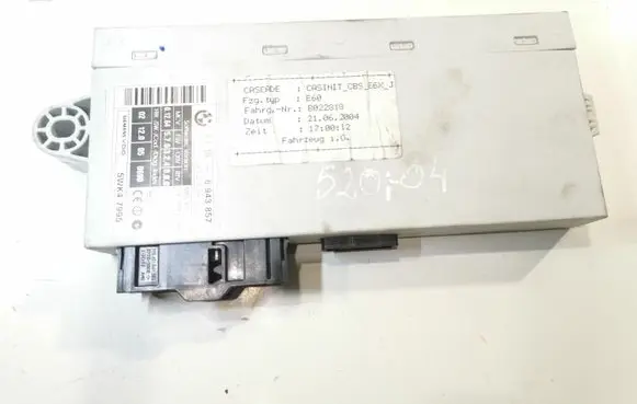 BMW 5 E60 E61 CAS control unit/module 6943857 61356943857