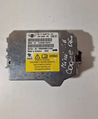 Mini One - Cooper Coupe R56 Airbag control unit/module 3428715 313428715015 220440808