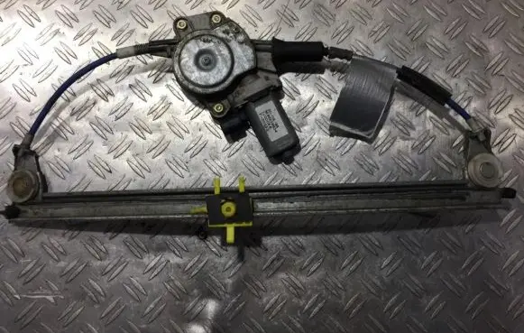 Sliding door window regulator with motor