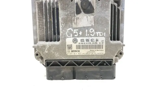 Volkswagen Golf Plus Engine control unit/module 03G906021QA 03G906021AN 0281014052