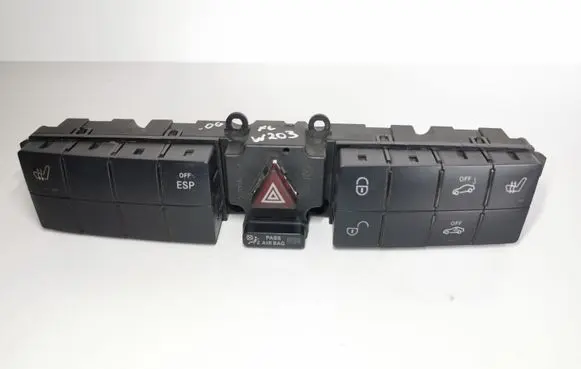 Mercedes-Benz C W203 Multifunctional control switch/knob 2038216281
