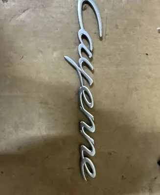 Porsche Cayenne (92A) Rear loading door model letters AS003