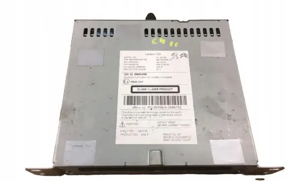Citroen C4 II Radio/CD/DVD/GPS head unit 9805593680