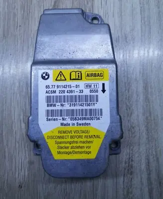BMW 5 E60 E61 Airbag control unit/module 6577911421501