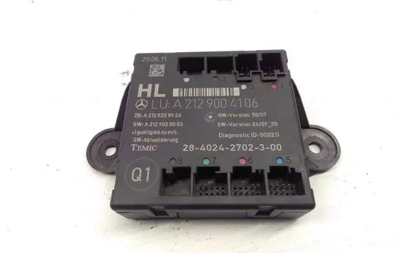 Mercedes-Benz C W204 Door control unit/module A2129004106 A2128208926 A2129020003