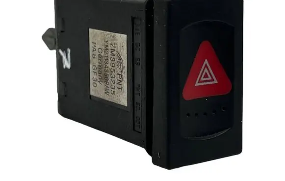 Volkswagen Sharan Hazard light switch 7M3953235 PA6GF30 YM2113A350BAW