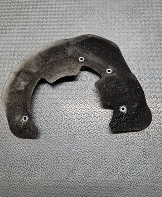Porsche Cayenne (92A) Front brake disc dust cover plate 