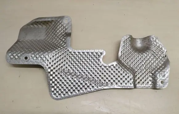 Heat shield in engine bay