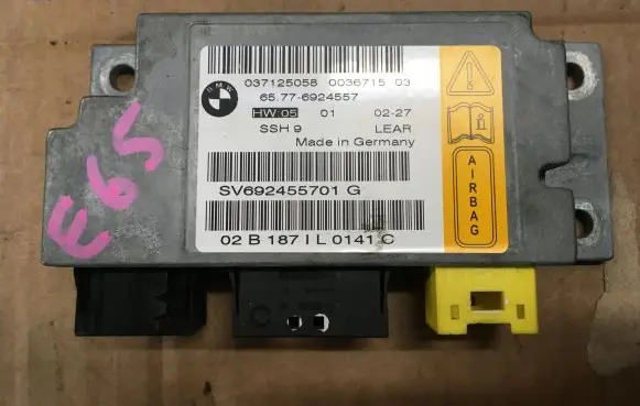 BMW 7 E65 E66 Airbag control unit/module 6924557