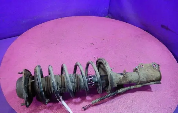 Front shock absorber with coil spring