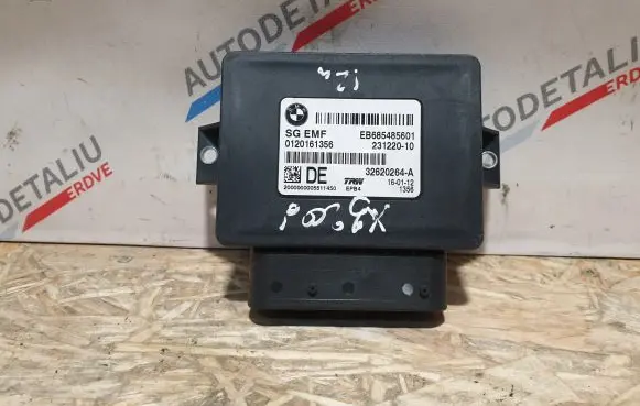 BMW X3 F25 Rear brake EMF control unit/module 6854856