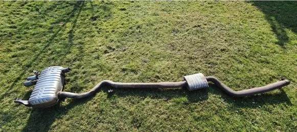 BMW 3 E90 E91 Muffler/silencer 7796011 2140502