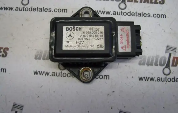 Mercedes-Benz E W211 ESP acceleration yaw rate sensor A0025426618 0265005246