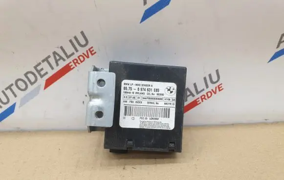 BMW Z4 E85 E86 Alarm control unit/module 6974631 65756974631
