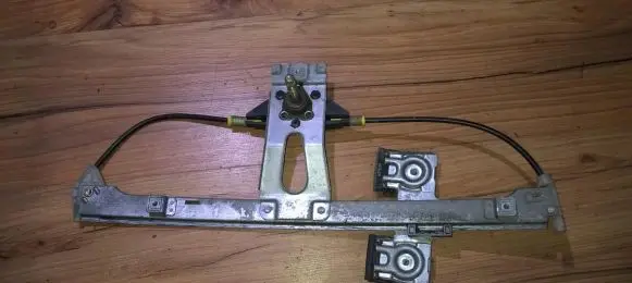 Sliding door window regulator with motor