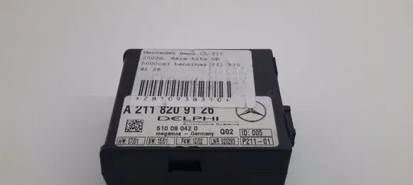 Mercedes-Benz CL C215 Alarm control unit/module A2118209126