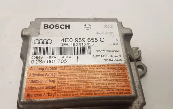 Audi A8 S8 D3 4E Airbag control unit/module 4E0959655G 4E0910655 0285001705