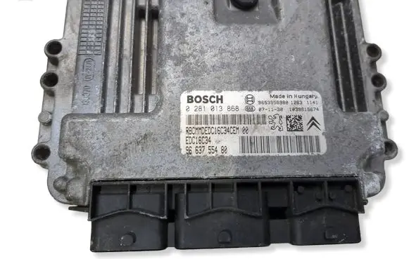 Peugeot Partner Engine control unit/module 9653958980 9663755480 0281013868