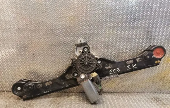 Mercedes-Benz C W203 Rear door window regulator with motor 2038202942