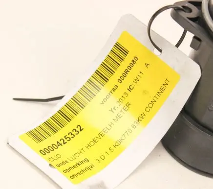 Renault Megane III Mass air flow meter