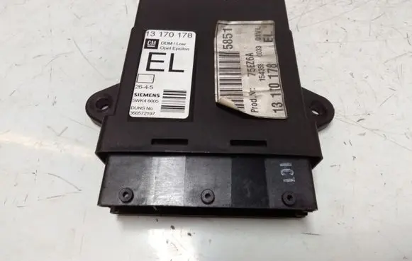 Opel Vectra C Door control unit/module 13170178 5WK46005