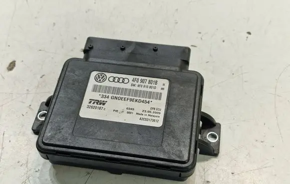 Audi A6 S6 C6 4F Hand brake control module 4F0907801B 4F0910801D
