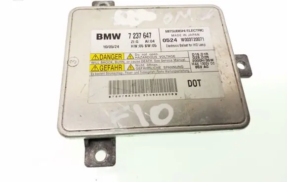 BMW 5 F10 F11 Headlight ballast module Xenon 7237647