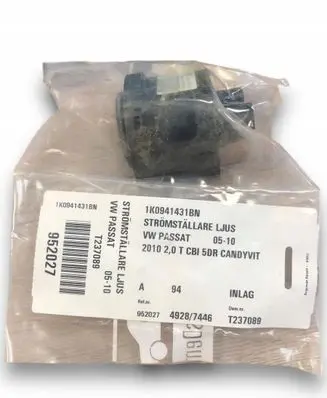 Volkswagen Tiguan Light switch 1K0941431BN
