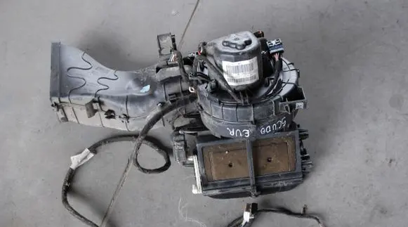 Interior heater climate box assembly