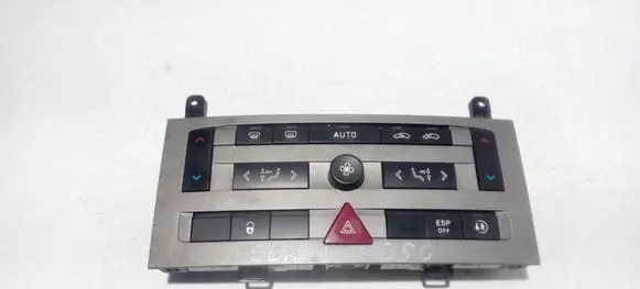 Peugeot 407 Climate control unit 96573322 96573322YW01 VP4PUH18C612FE