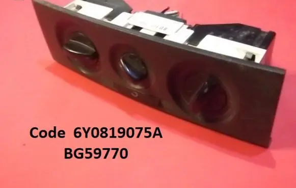 Skoda Fabia Mk1 (6Y) Climate control unit 6Y0819075A BG59770