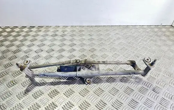 Front wiper linkage and motor