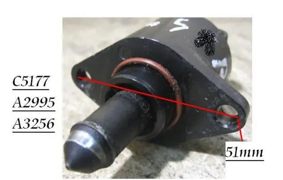 Opel Astra F Idle control valve (regulator) C5177 A2995