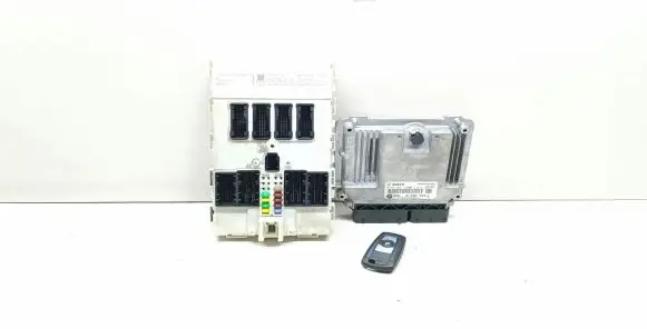 BMW 1 F20 F21 Engine ECU kit and lock set 8587952 0281032143 9383178