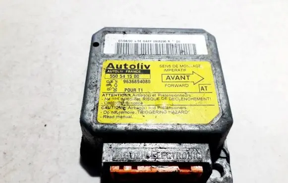 Peugeot 206 Airbag control unit/module 550541500 9636894080