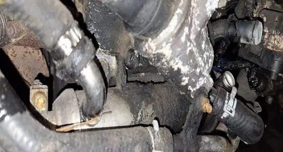 Saab 9-5 EGR valve cooler 