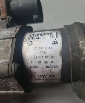 Volkswagen Touareg I Gearbox-reducer motor 0AD341601C 043260 16111110101