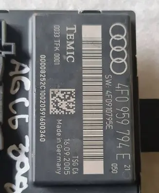 Audi A6 S6 C6 4F Door control unit/module 4F0959794E 4F0910795E OTFK0001