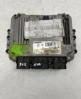 Peugeot 207 Engine control unit/module 9663475880 EDC16C34