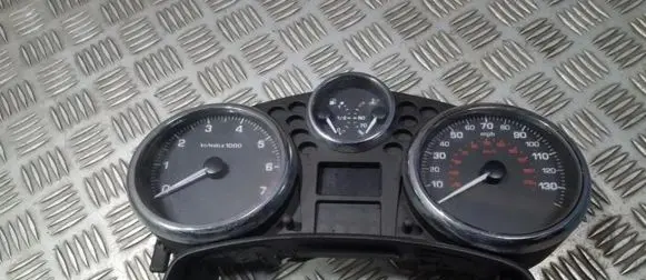 Peugeot 207 Speedometer (instrument cluster) 9662904180 A2C53065547