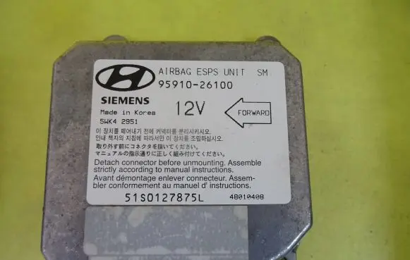 Hyundai Santa Fe Airbag control unit/module 9591026100 95910-26100