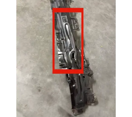 Front bumper cross member
