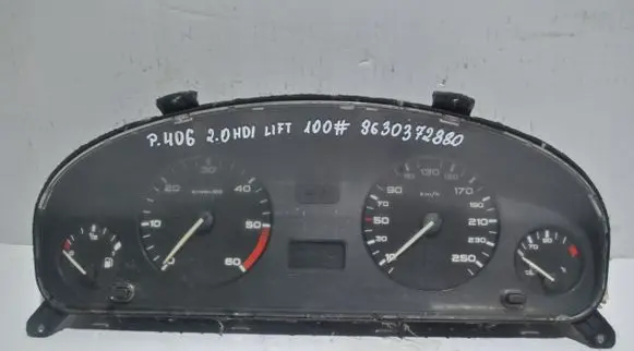 Peugeot 406 Speedometer (instrument cluster) 9630372880
