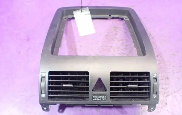 Dashboard air vent grill cover trim