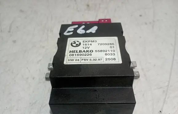 BMW 5 E60 E61 Fuel injection pump control unit/module 7209286 55892110 081690226