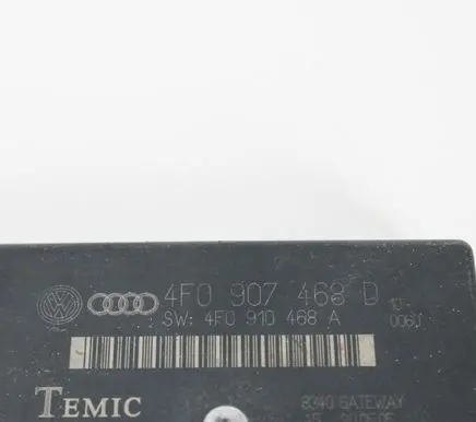 Audi A6 S6 C6 4F Gateway control module 4F0907468D