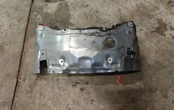 Heat shield in engine bay