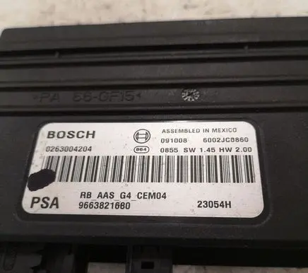 Citroen C4 I Picasso Parking PDC control unit/module 0263004204 9663821680