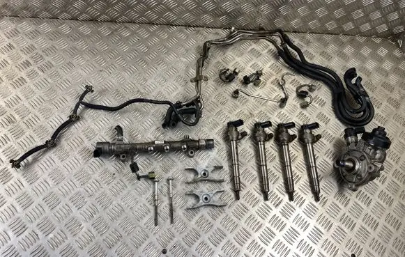 Audi A6 S6 C7 4G Fuel injection system set 04L130755D 04L130277AE
