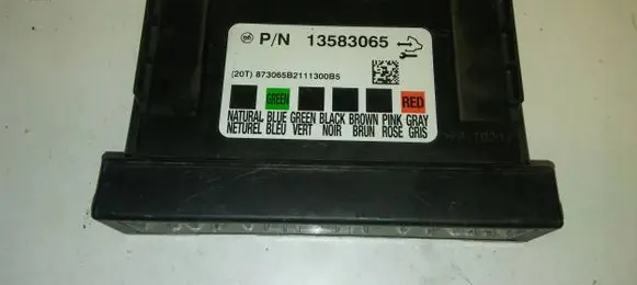 Chevrolet Aveo Comfort/convenience module 13583065 B0SEGBS 870655B21123005
